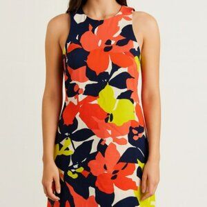 Pre-Loved Cece by Cynthia Steefe Floral Print Sleeveless Sheath Polyester Size 6